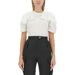 T-SHIRT WITH RUFFLES