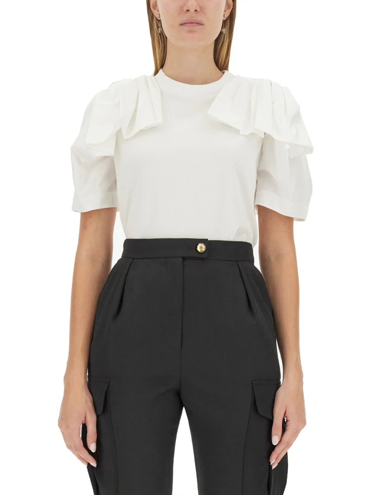 T-SHIRT WITH RUFFLES