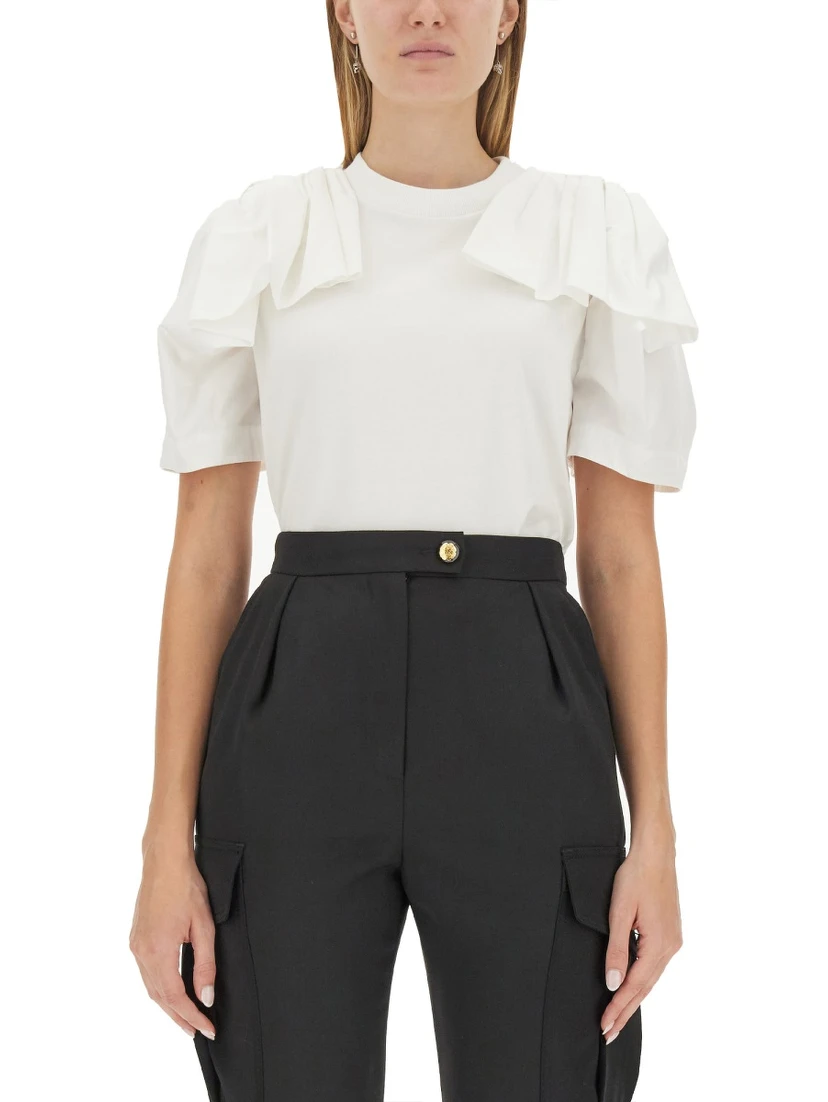 T-SHIRT WITH RUFFLES