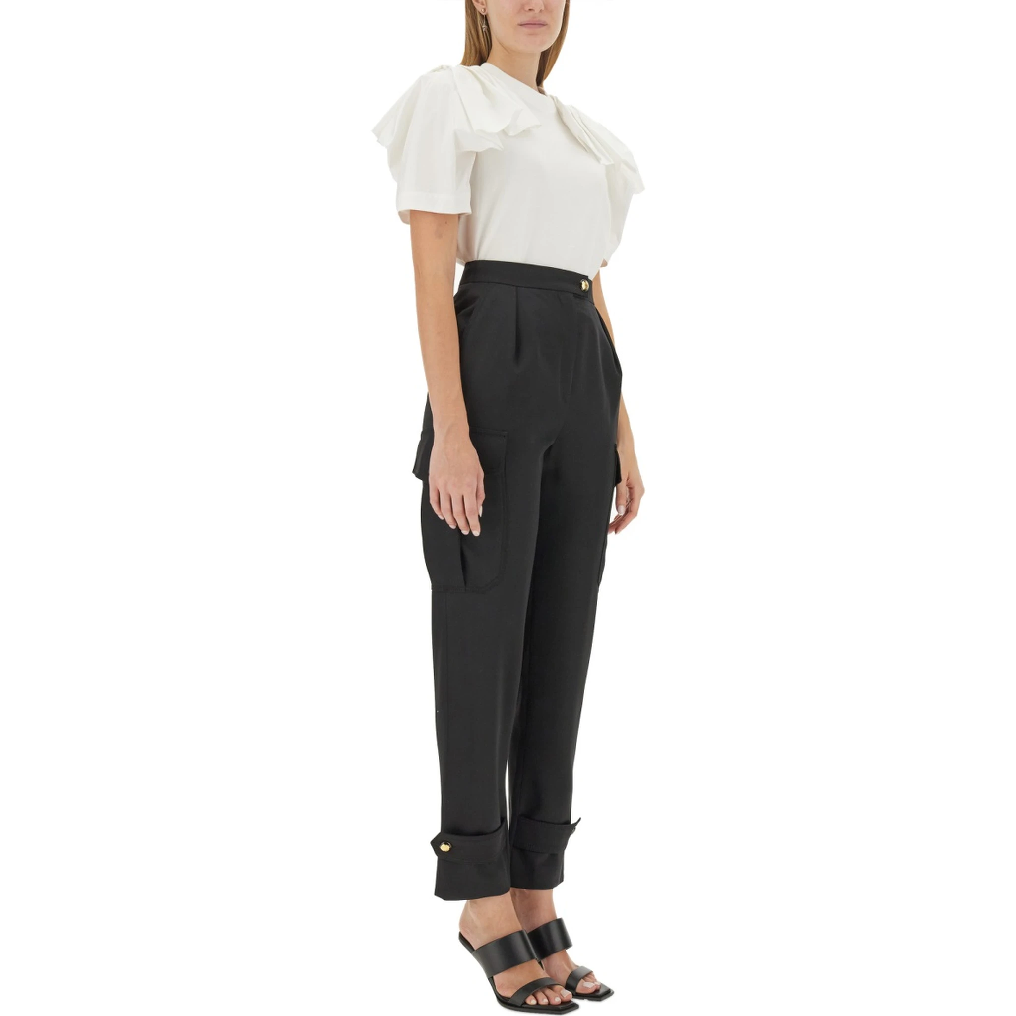 T-SHIRT WITH RUFFLES