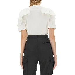 T-SHIRT WITH RUFFLES