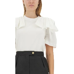 T-SHIRT WITH RUFFLES