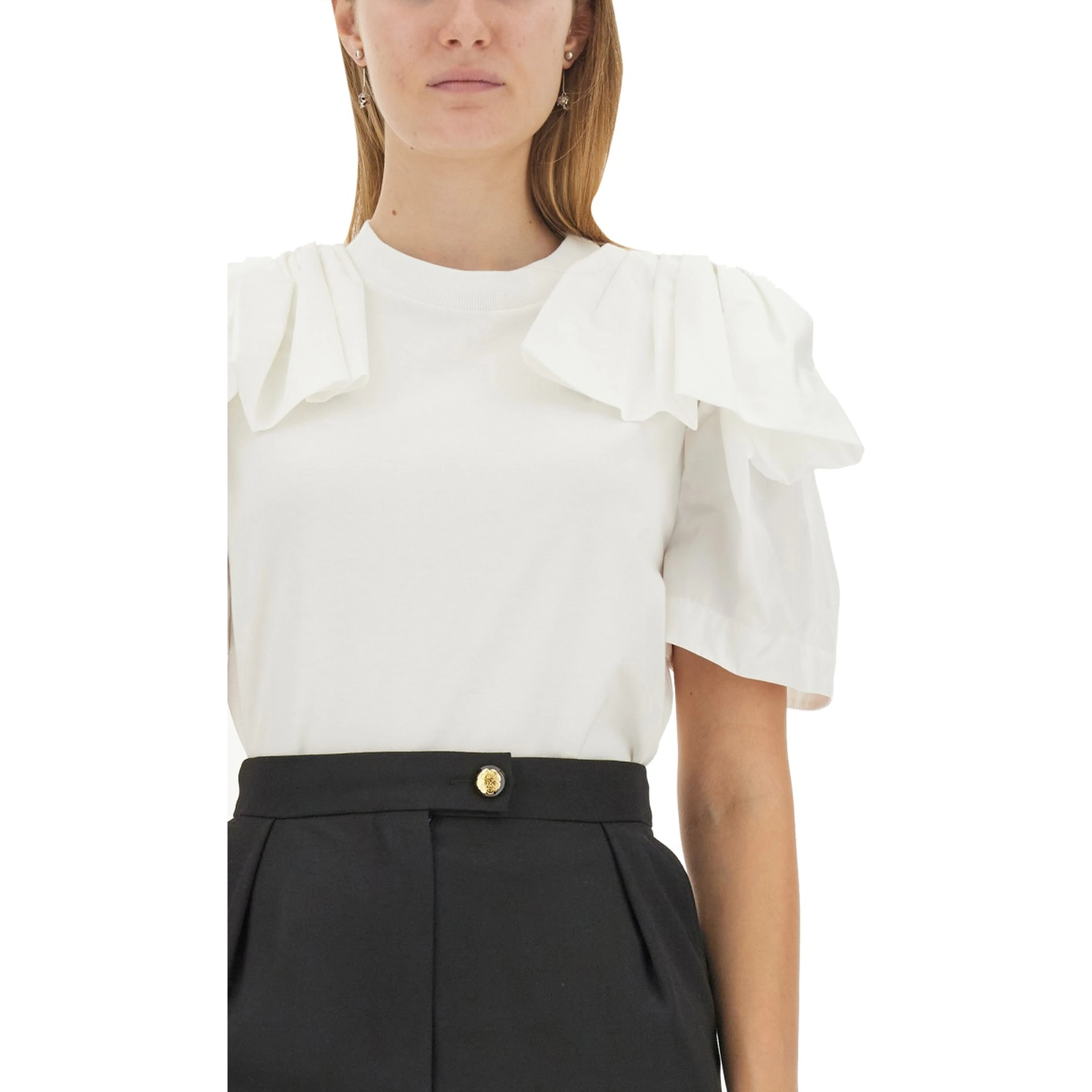T-SHIRT WITH RUFFLES