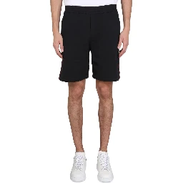 BERMUDA SHORTS WITH SELVEDGE LOGO BAND