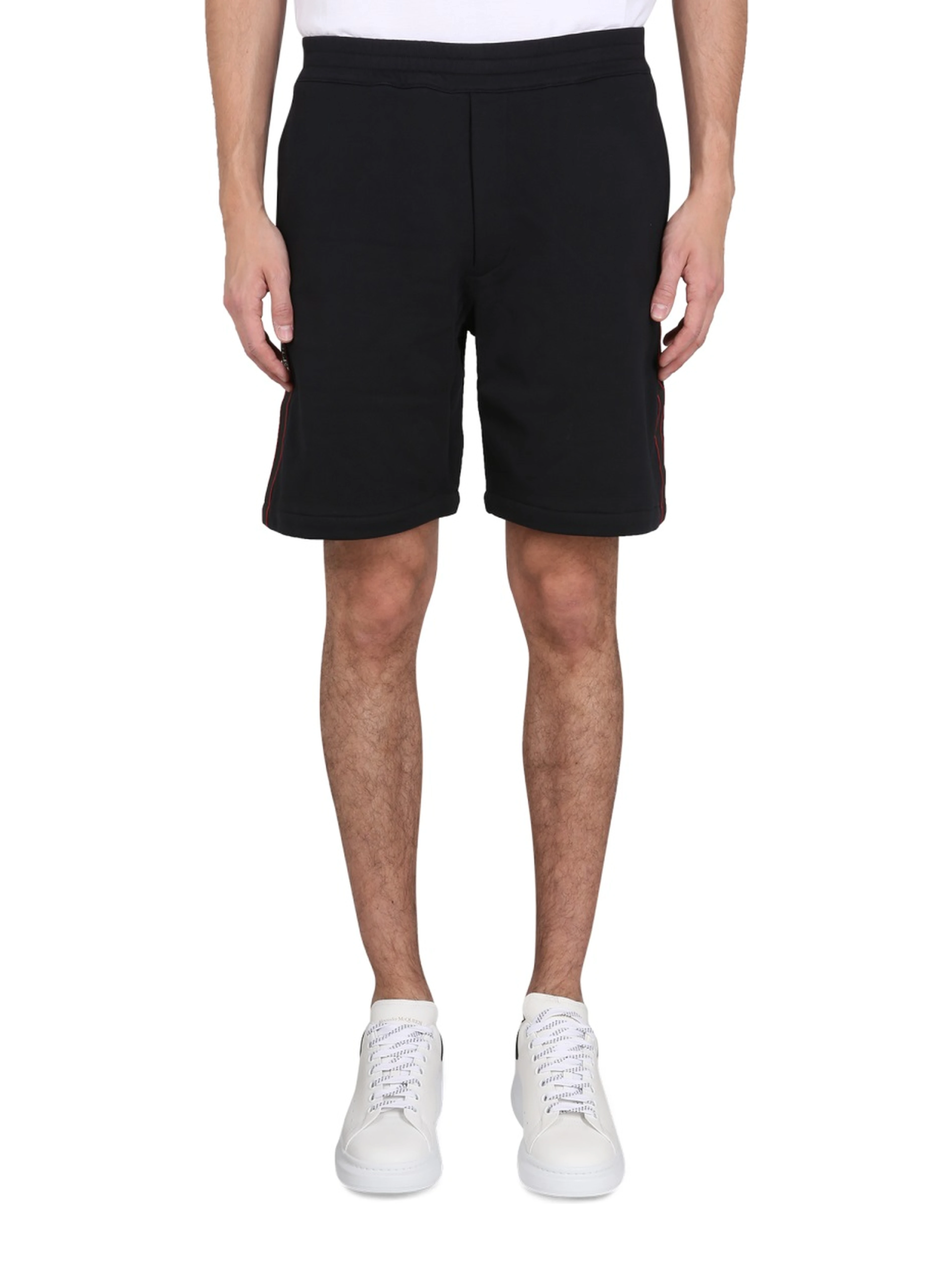 BERMUDA SHORTS WITH SELVEDGE LOGO BAND