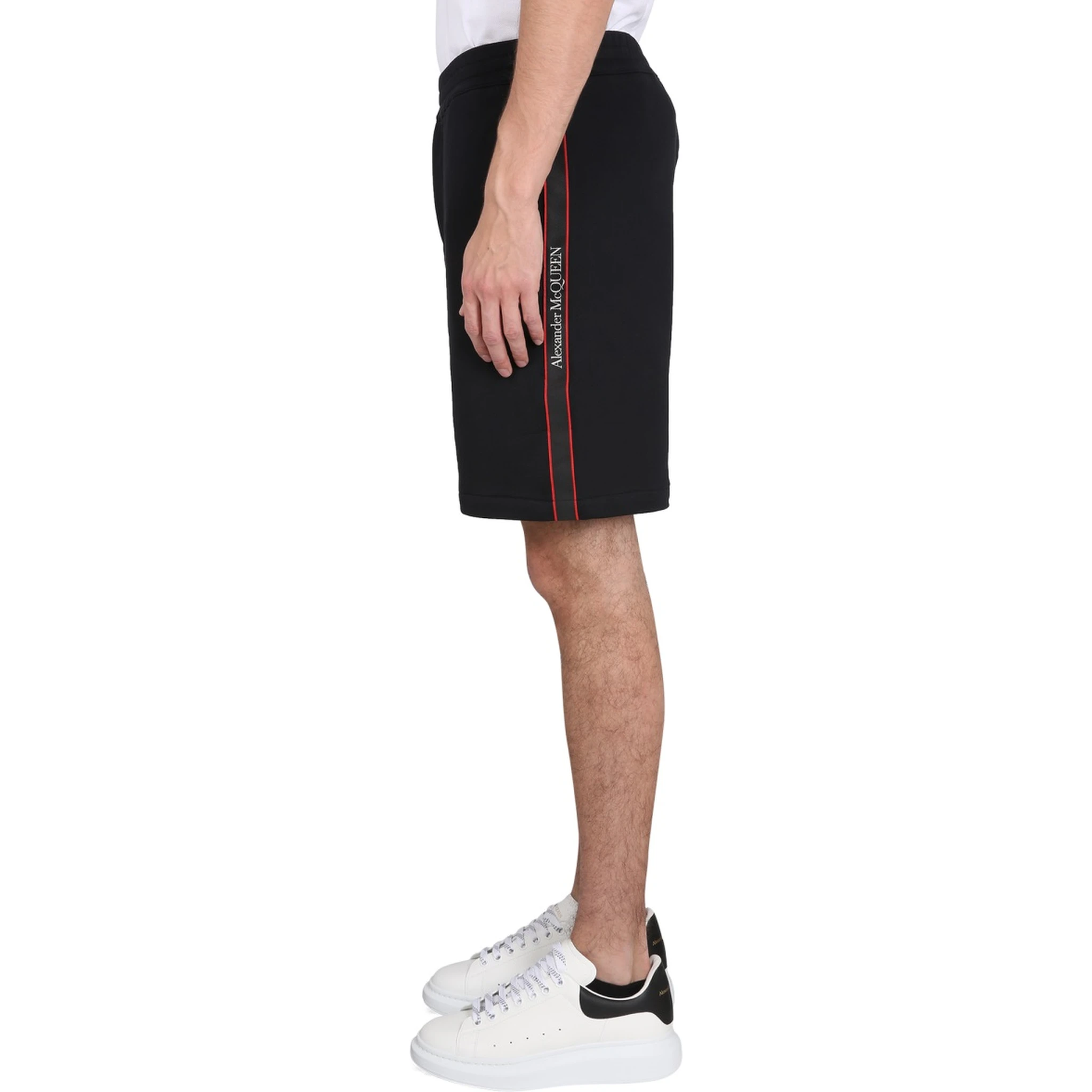 BERMUDA SHORTS WITH SELVEDGE LOGO BAND