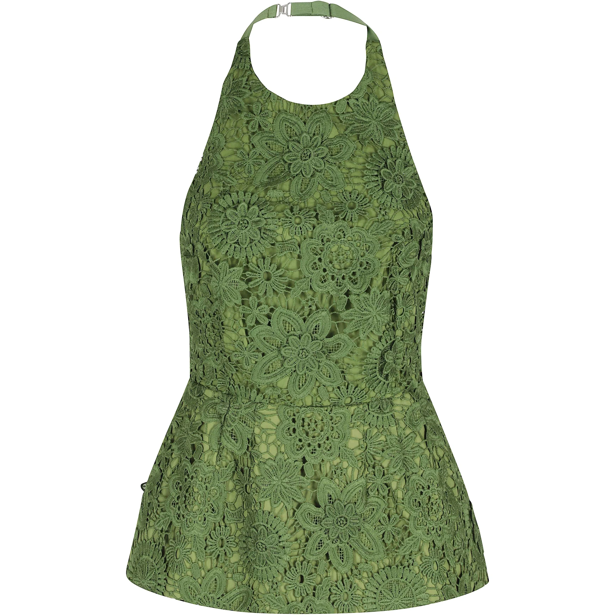 JAROT LACE HALTER TOP
