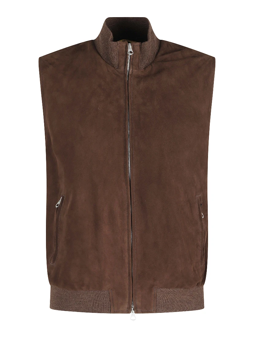 GILET SUEDE
