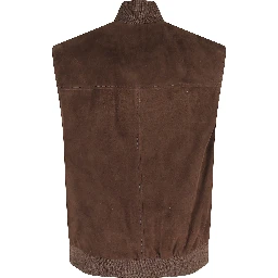 GILET SUEDE