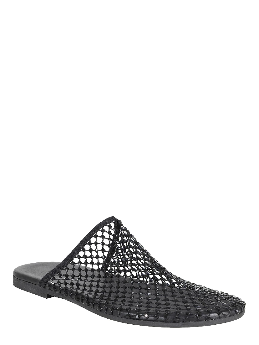 MULE SHOE FLAT STRASS