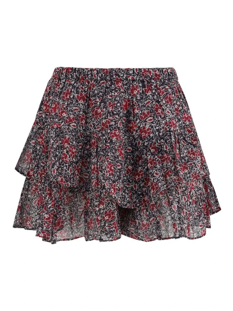 Multicolor Cotton Short And Mini Shorts