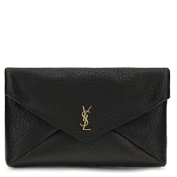 حقيبة كتف من جلد الخروف الأسود (Ovis Aries Aries)