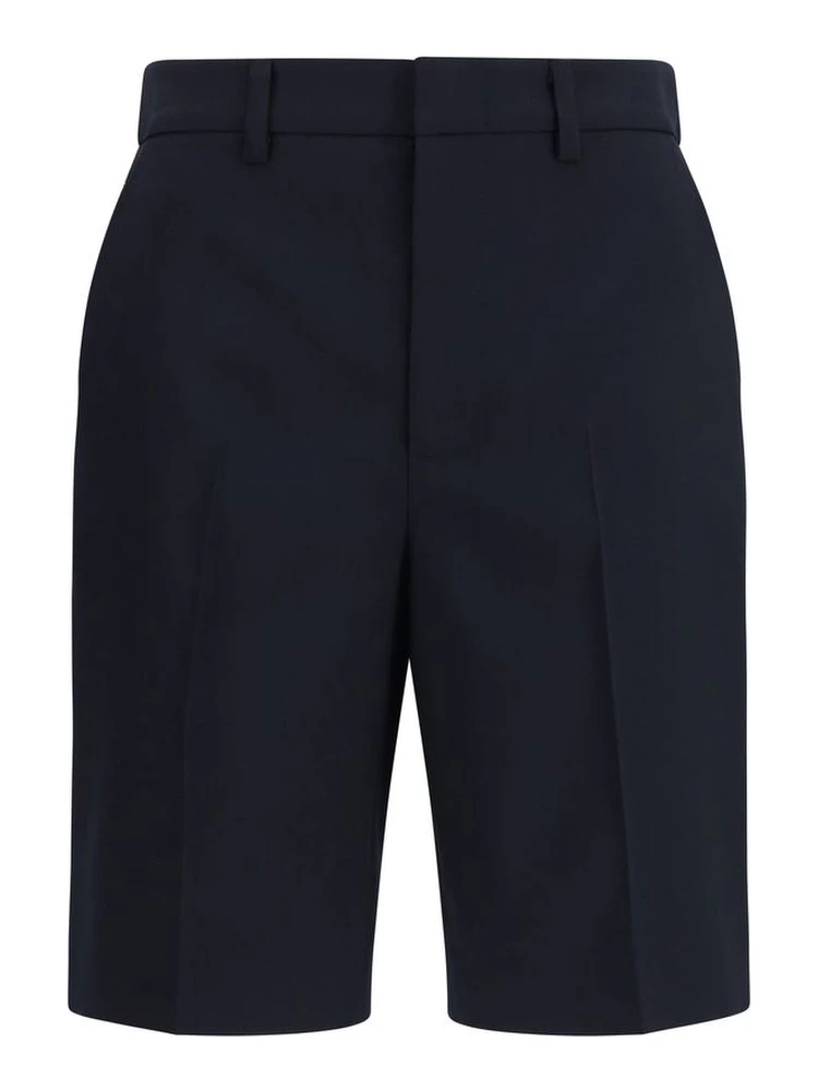 Black Cotton Short And Mini Shorts
