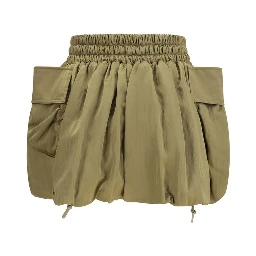 Bicolor Viscose Bermuda Shorts