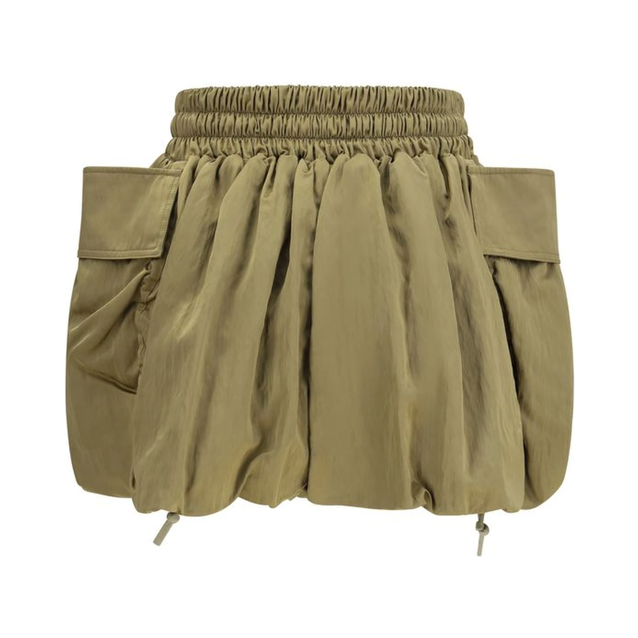 Bicolor Viscose Bermuda Shorts