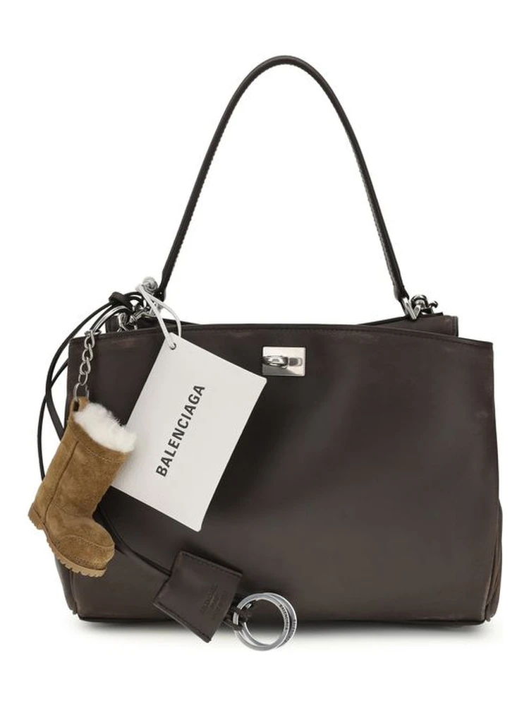 Brown Calf Leather Bos Taurus Shoulder Bag