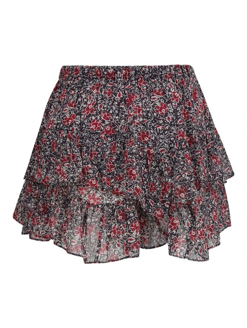 Multicolor Cotton Short And Mini Shorts