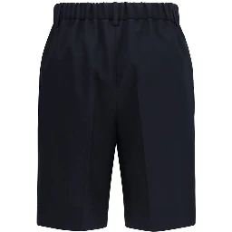Black Cotton Short And Mini Shorts