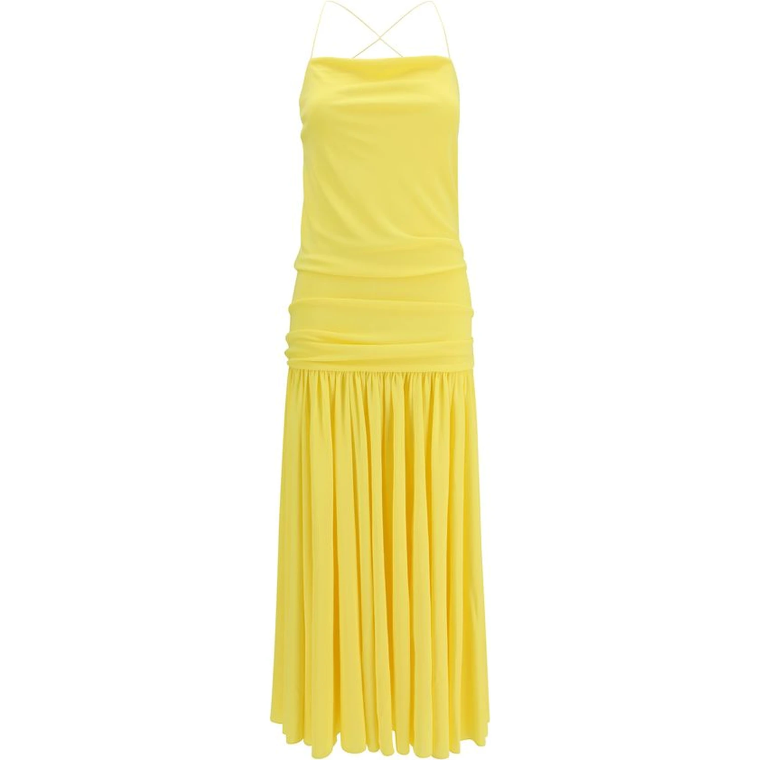 Bicolor Viscose Casual Dress
