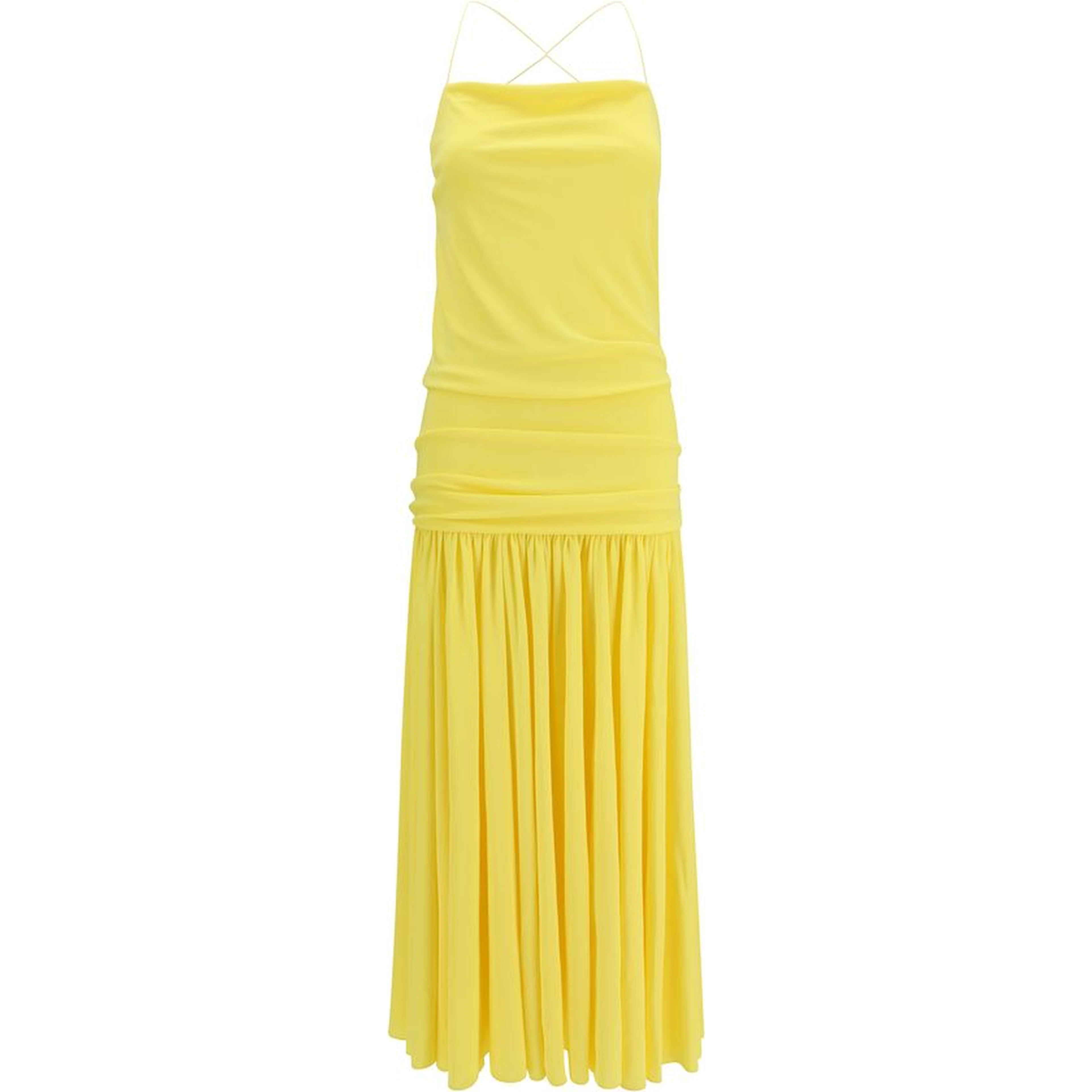 Bicolor Viscose Casual Dress
