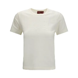 تي شيرت قطني أبيض