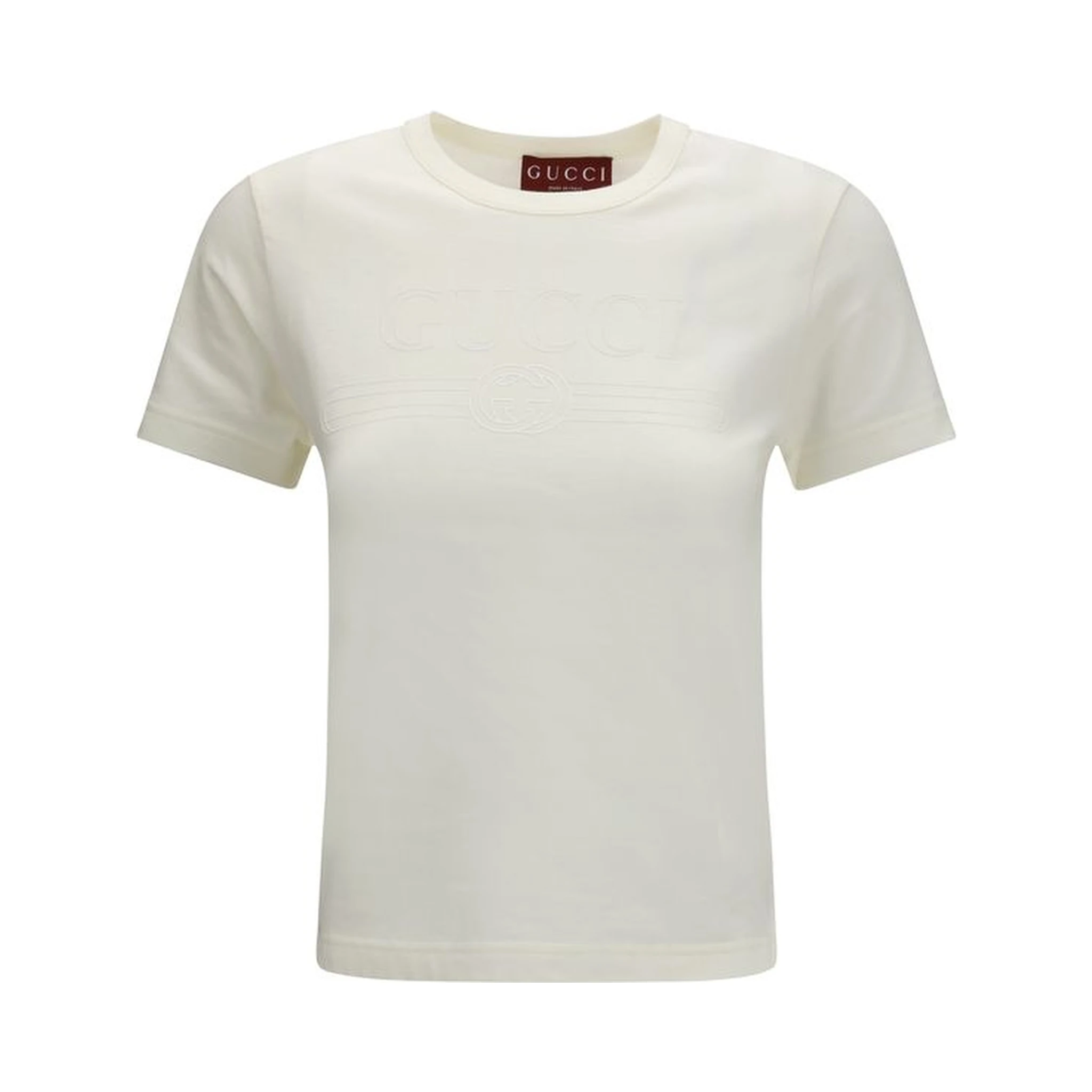 تي شيرت قطني أبيض