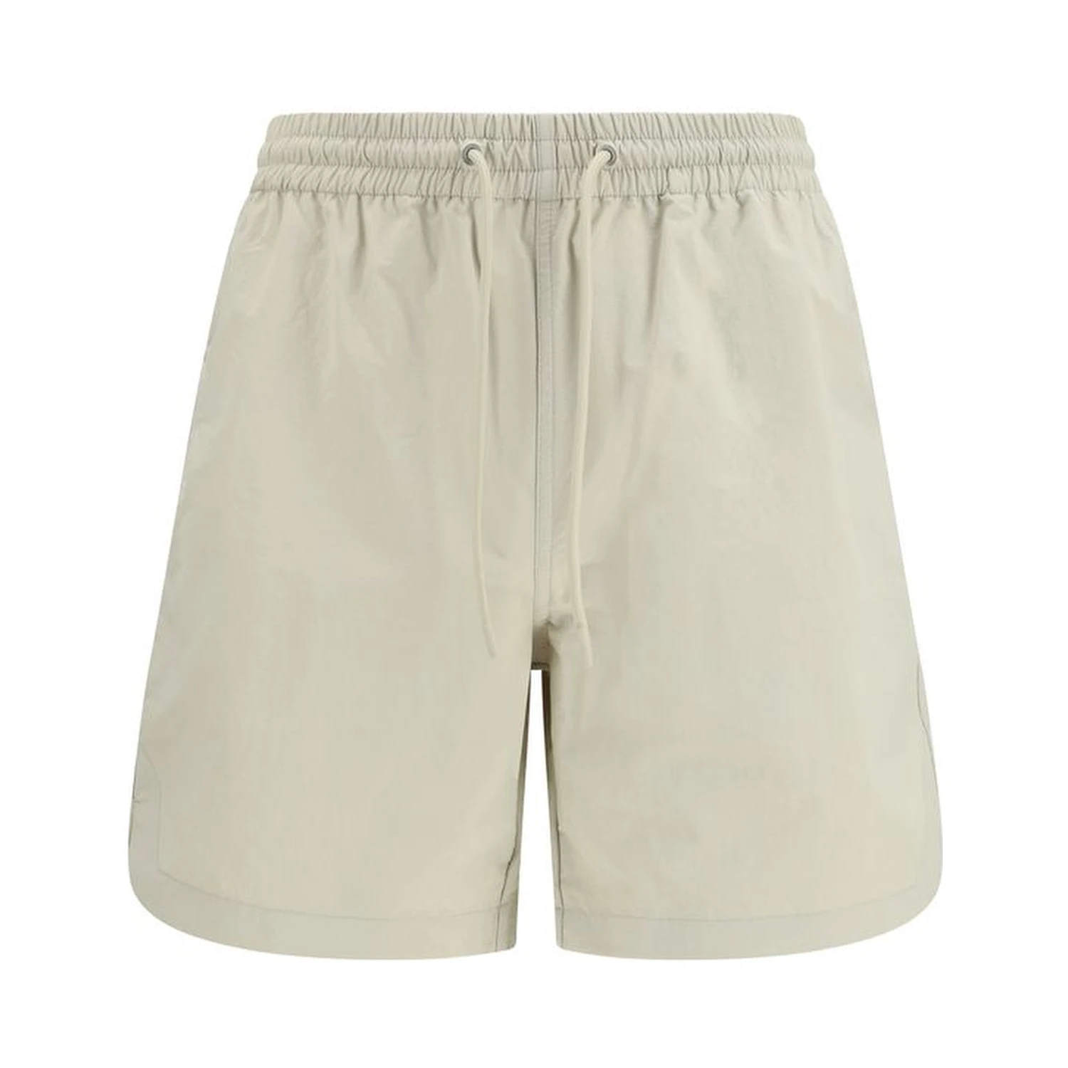 Beige Nylon Bermuda Shorts