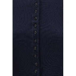 Blue Cotton Cardigan