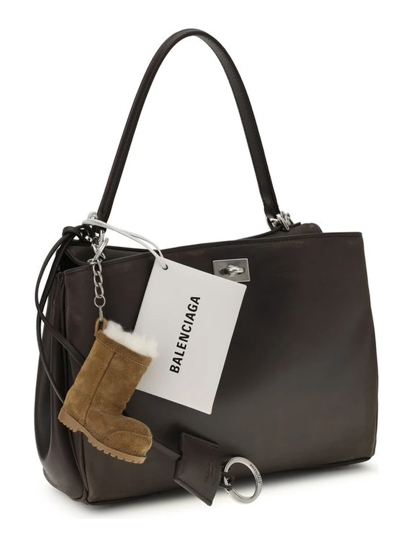 Brown Calf Leather Bos Taurus Shoulder Bag