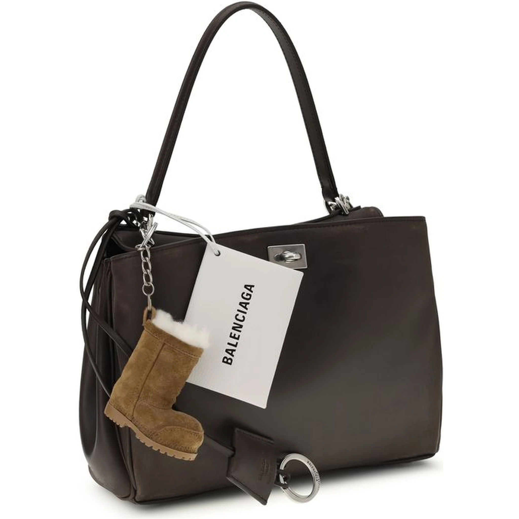 Brown Calf Leather Bos Taurus Shoulder Bag