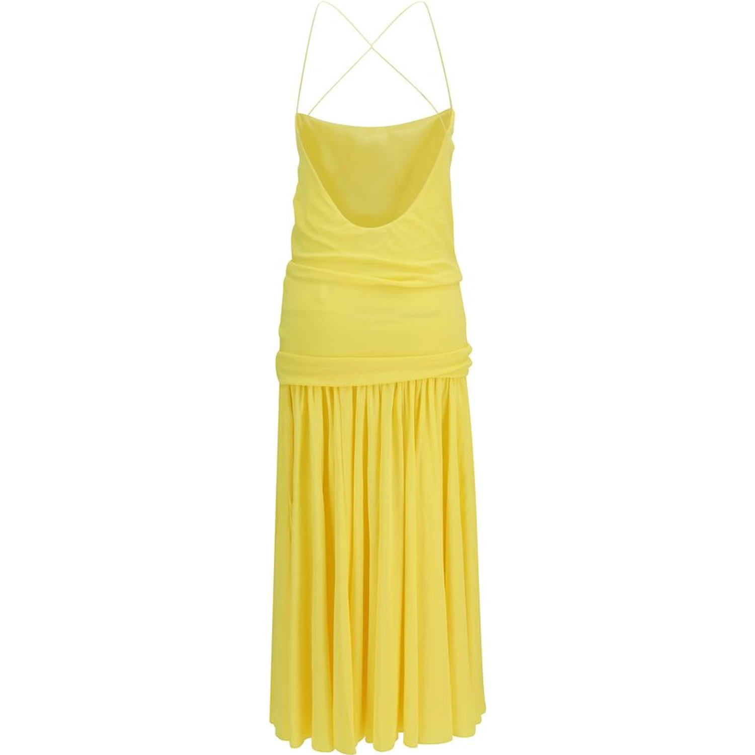 Bicolor Viscose Casual Dress