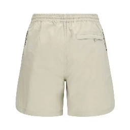 Beige Nylon Bermuda Shorts