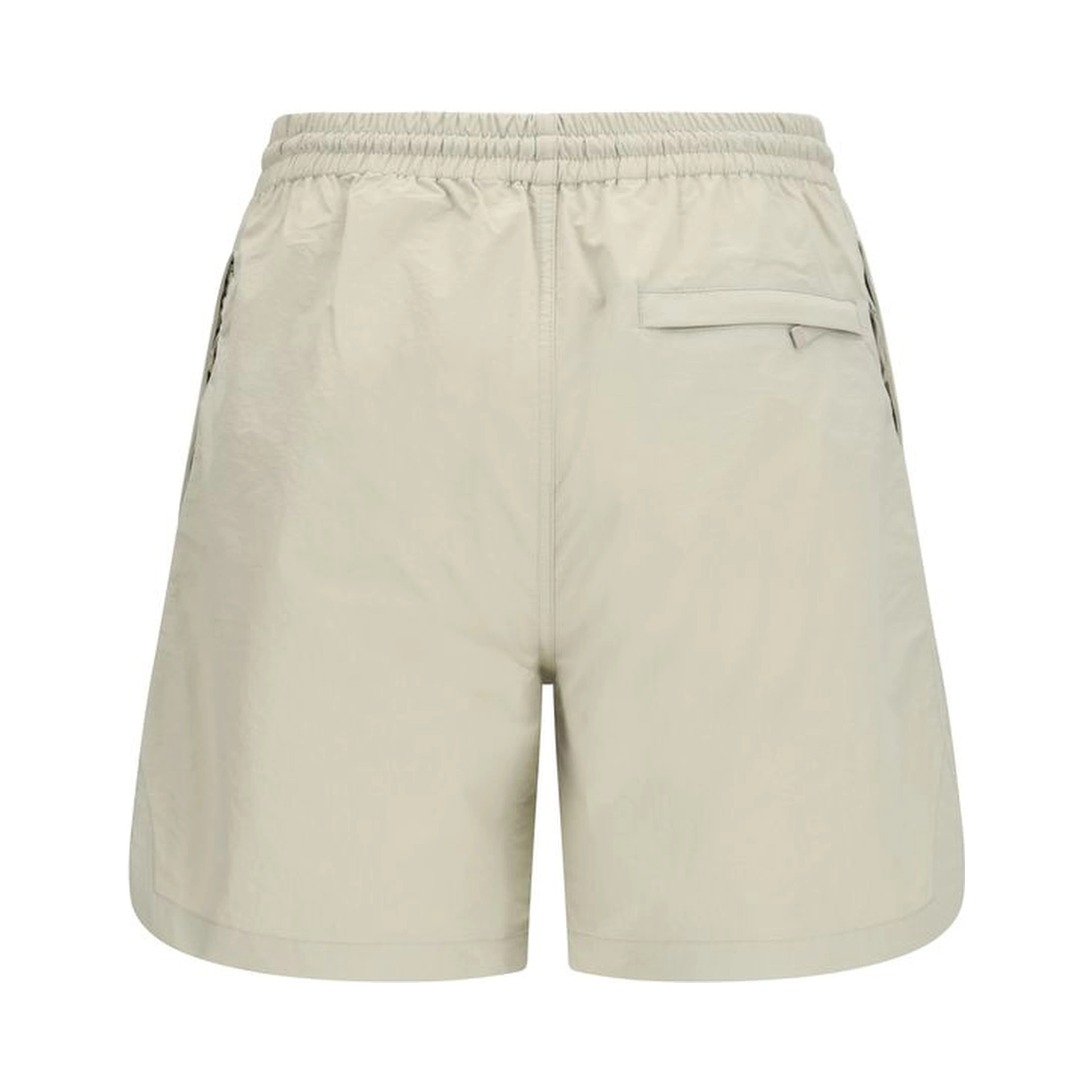 Beige Nylon Bermuda Shorts