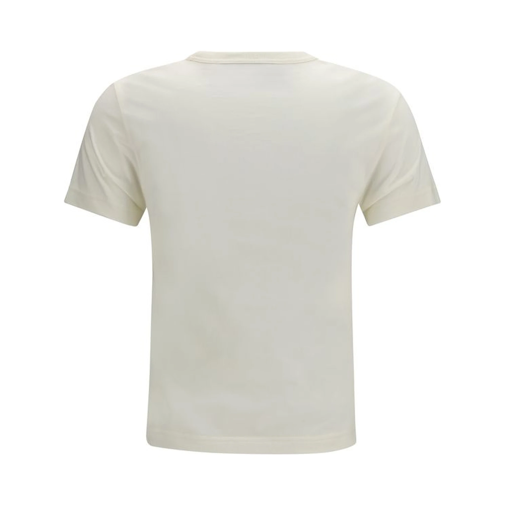 تي شيرت قطني أبيض