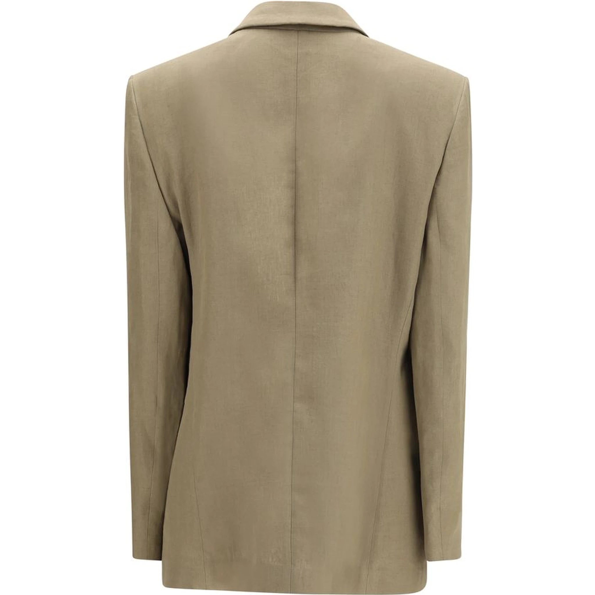 Brown Linen Coat