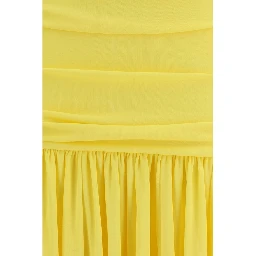 Bicolor Viscose Casual Dress