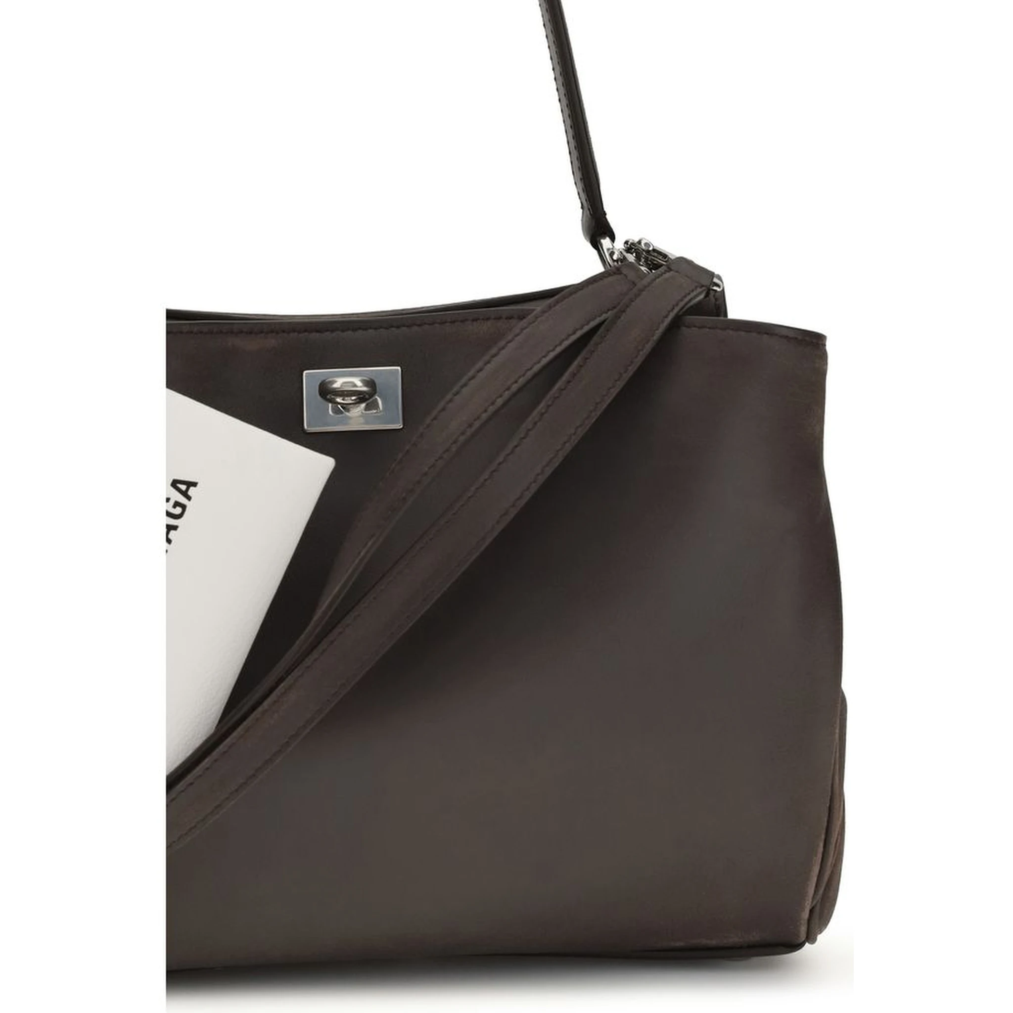 Brown Calf Leather Bos Taurus Shoulder Bag