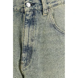 Blue Cotton Bermuda Shorts