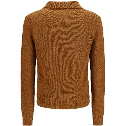 Brown Cotton Polo Shirt