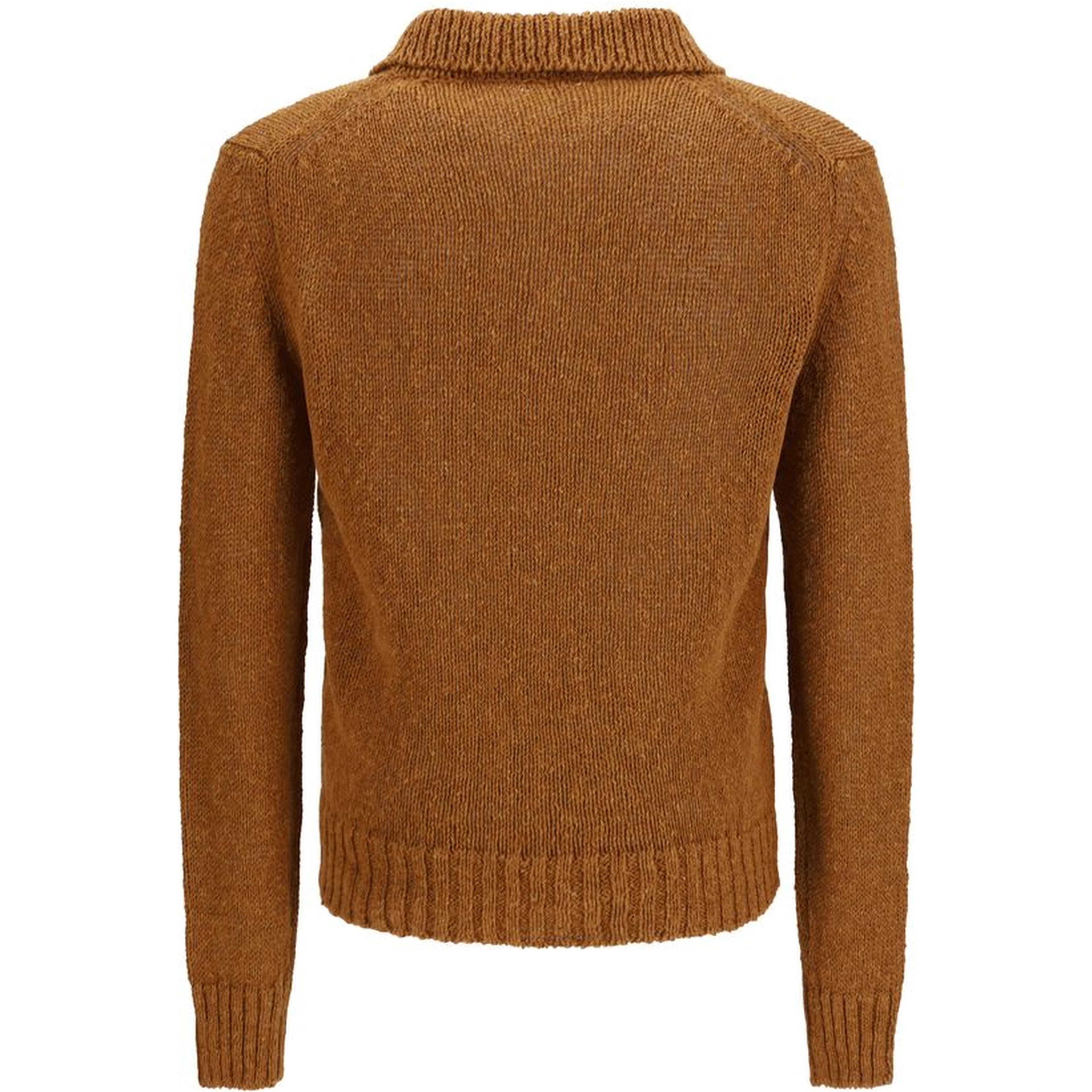 Brown Cotton Polo Shirt