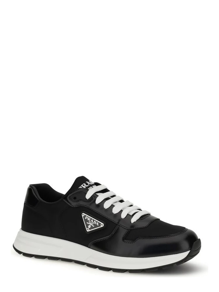 Black Recycled Polyamide Athletic Sneakers alternative