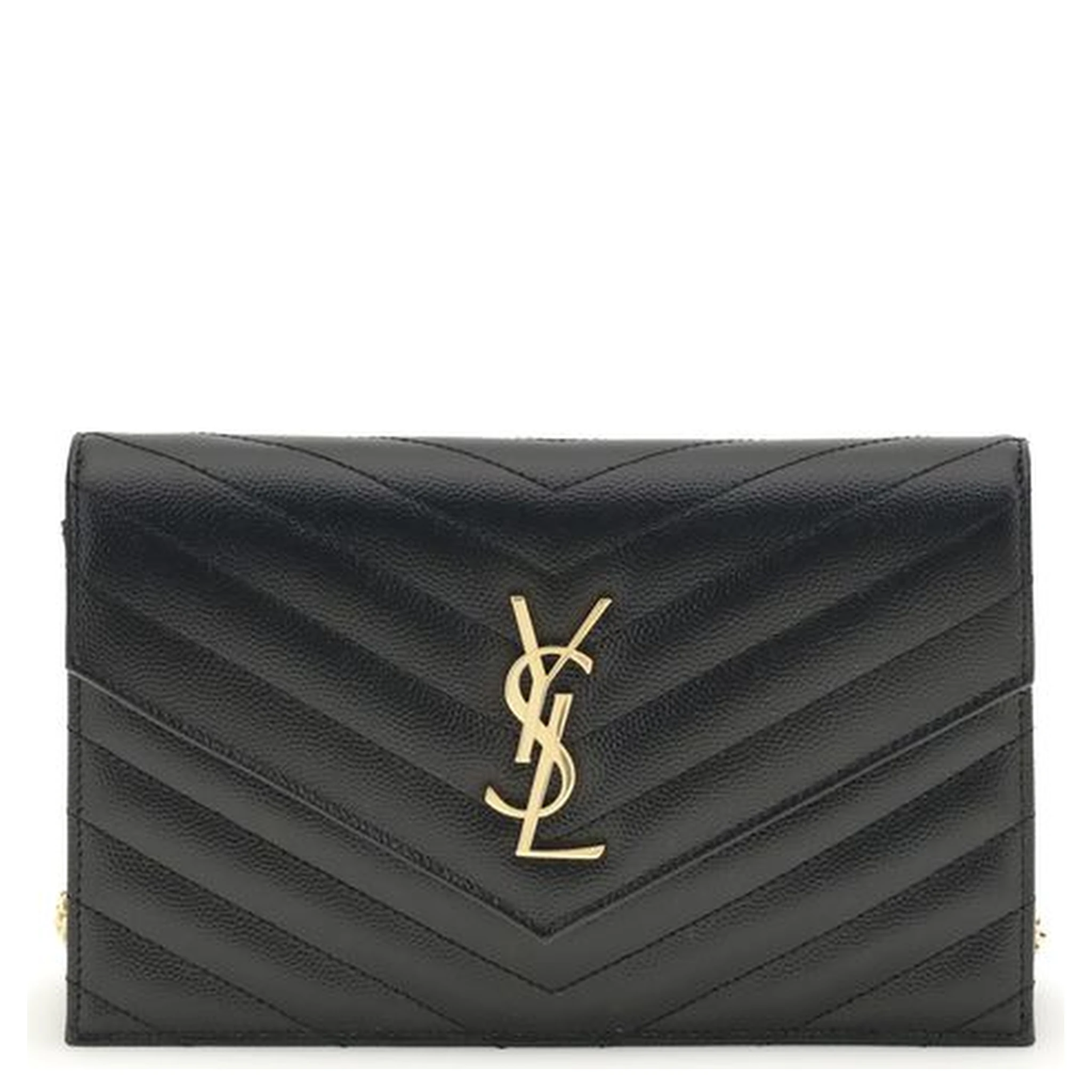 حقيبة كتف بوس توروس من جلد العجل الأسود