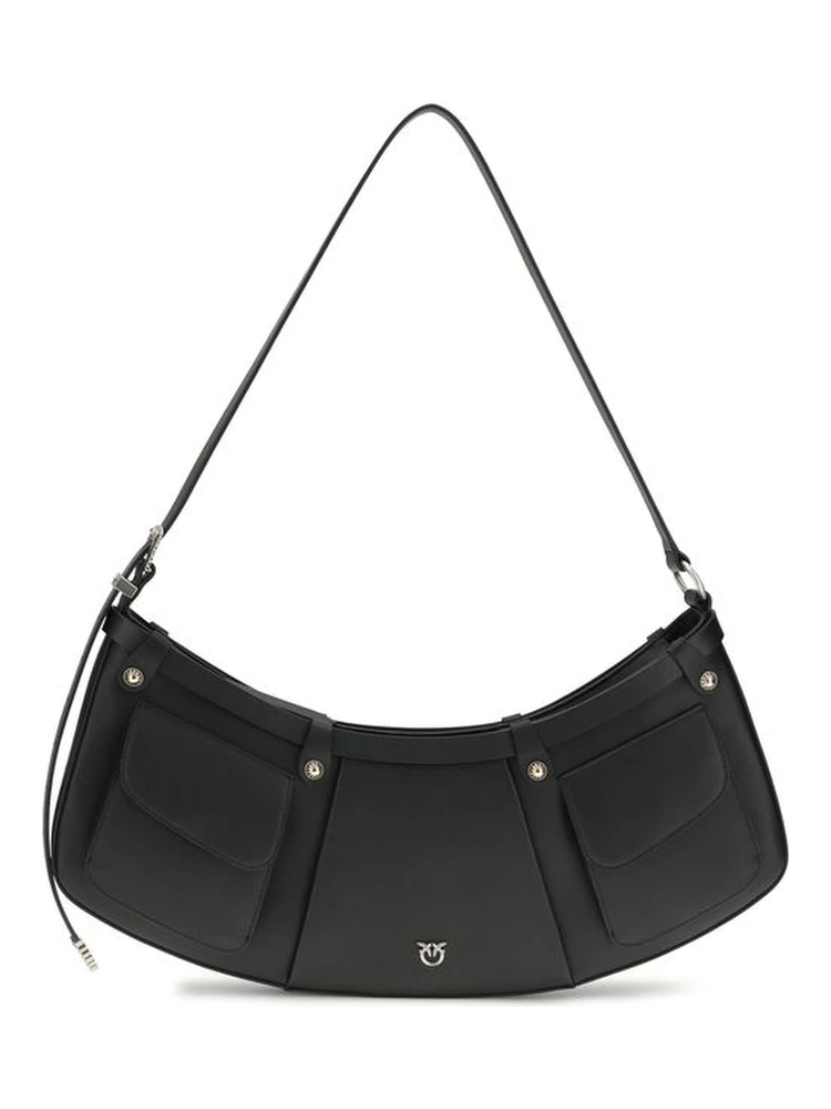 Black Calf Leather Bos Taurus Shoulder Bag