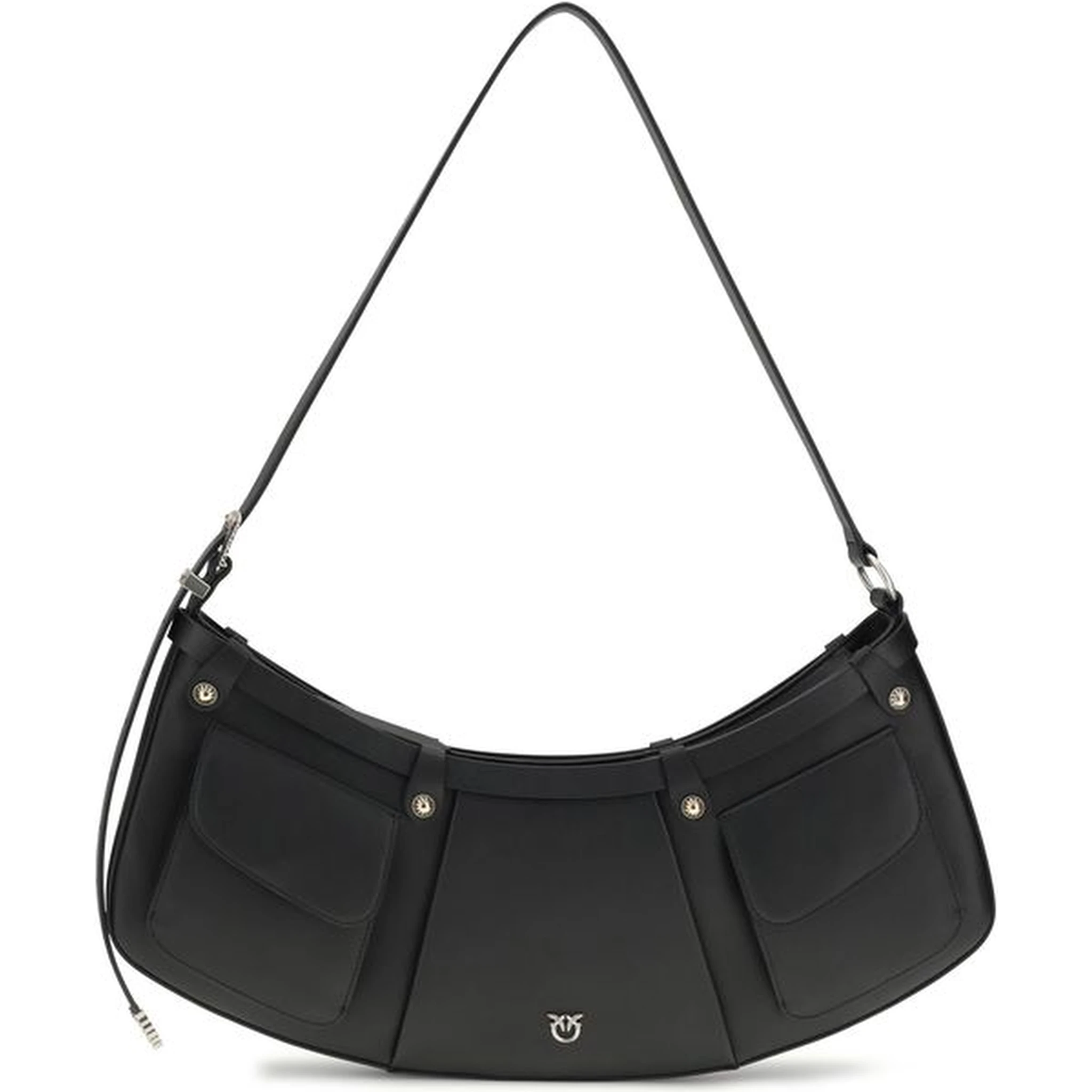 Black Calf Leather Bos Taurus Shoulder Bag