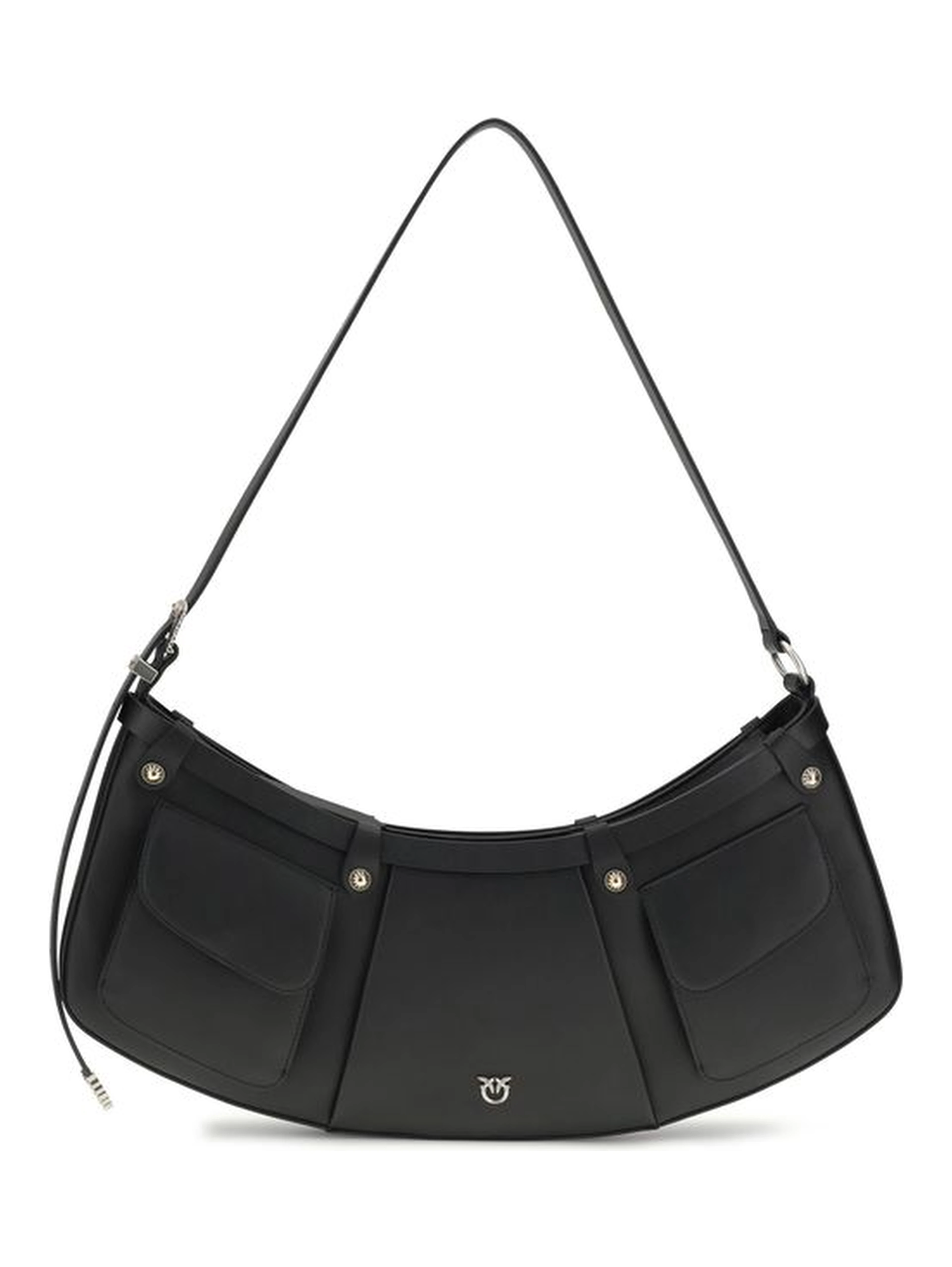 Black Calf Leather Bos Taurus Shoulder Bag