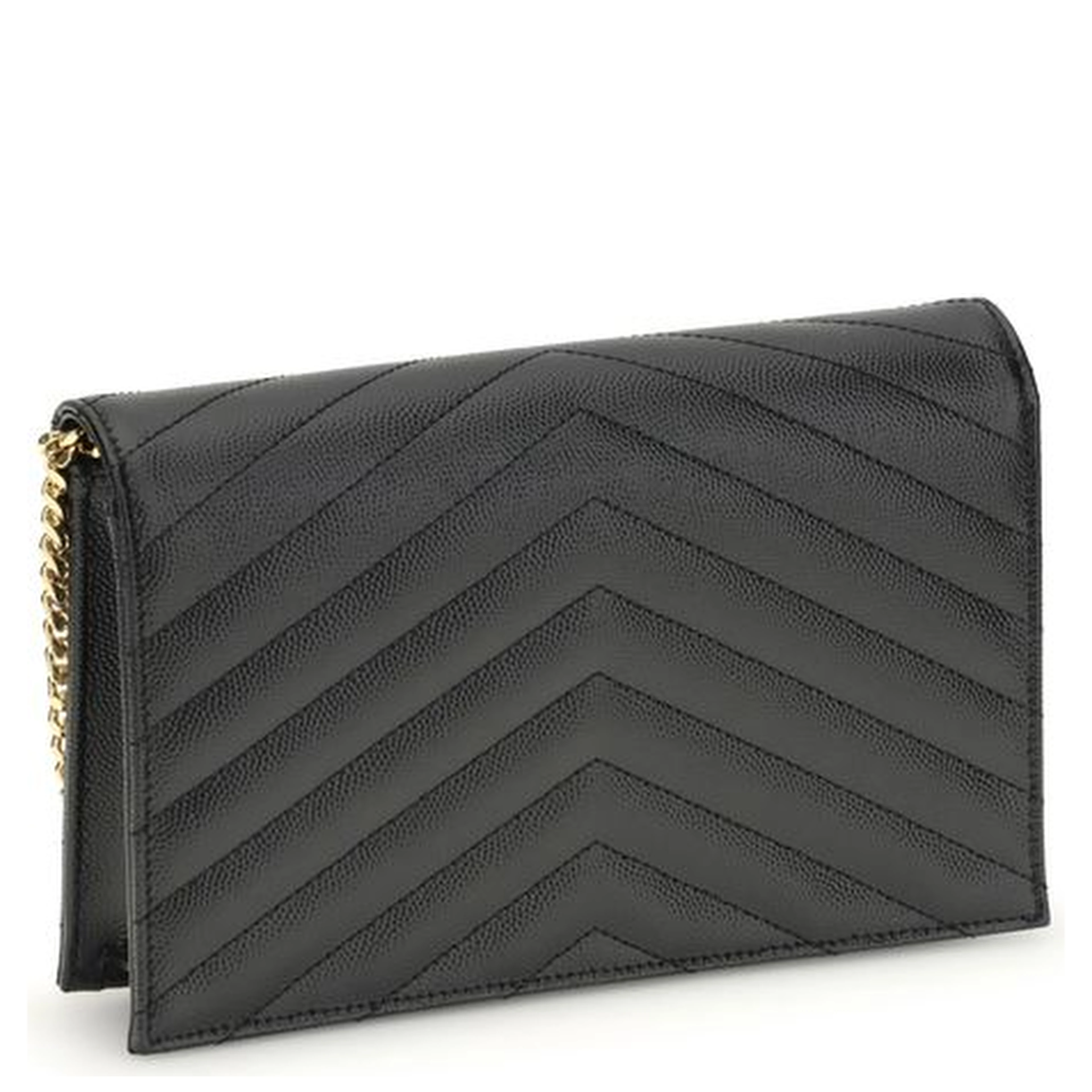 Black Calf Leather Bos Taurus Shoulder Bag