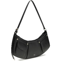 Black Calf Leather Bos Taurus Shoulder Bag