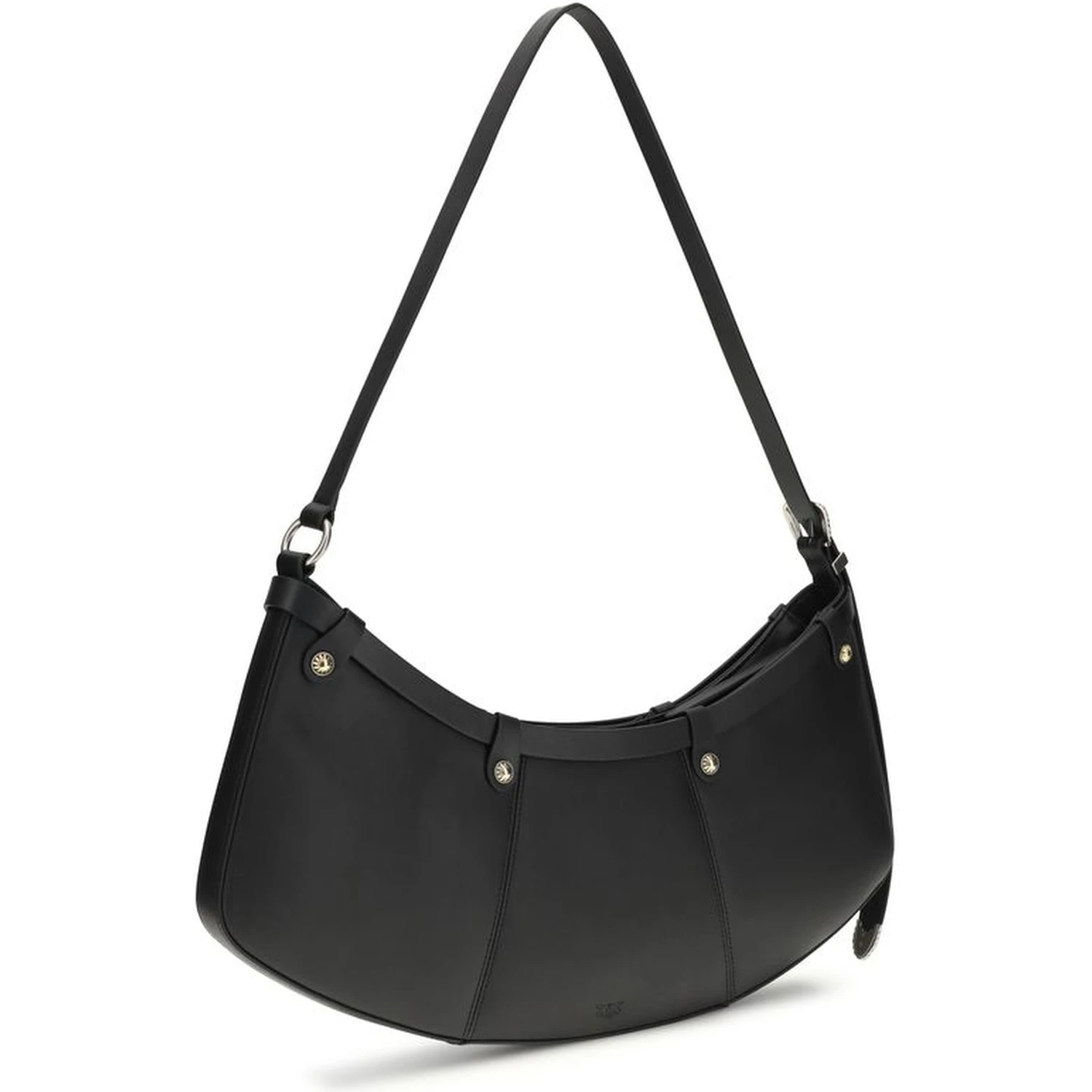 Black Calf Leather Bos Taurus Shoulder Bag