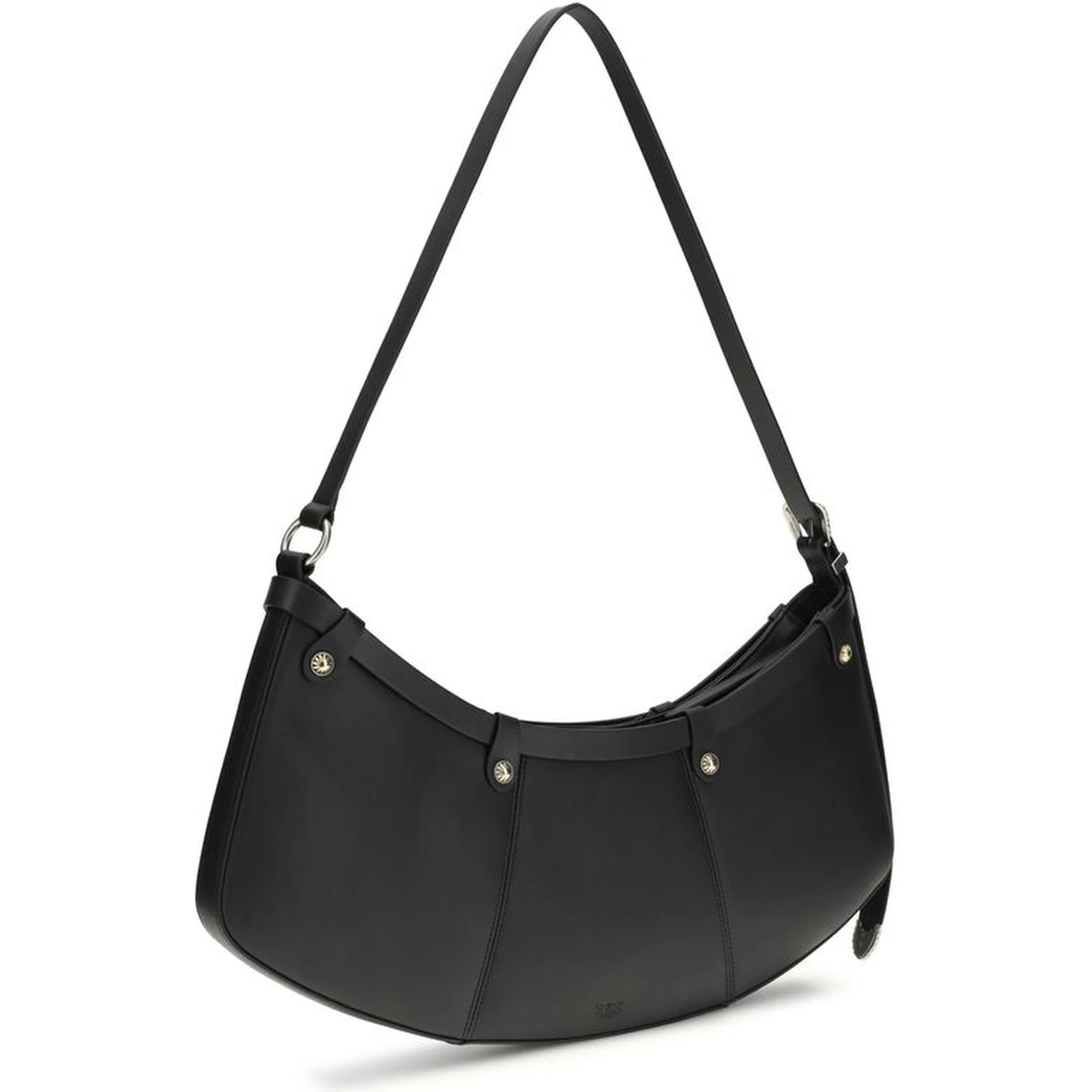 Black Calf Leather Bos Taurus Shoulder Bag