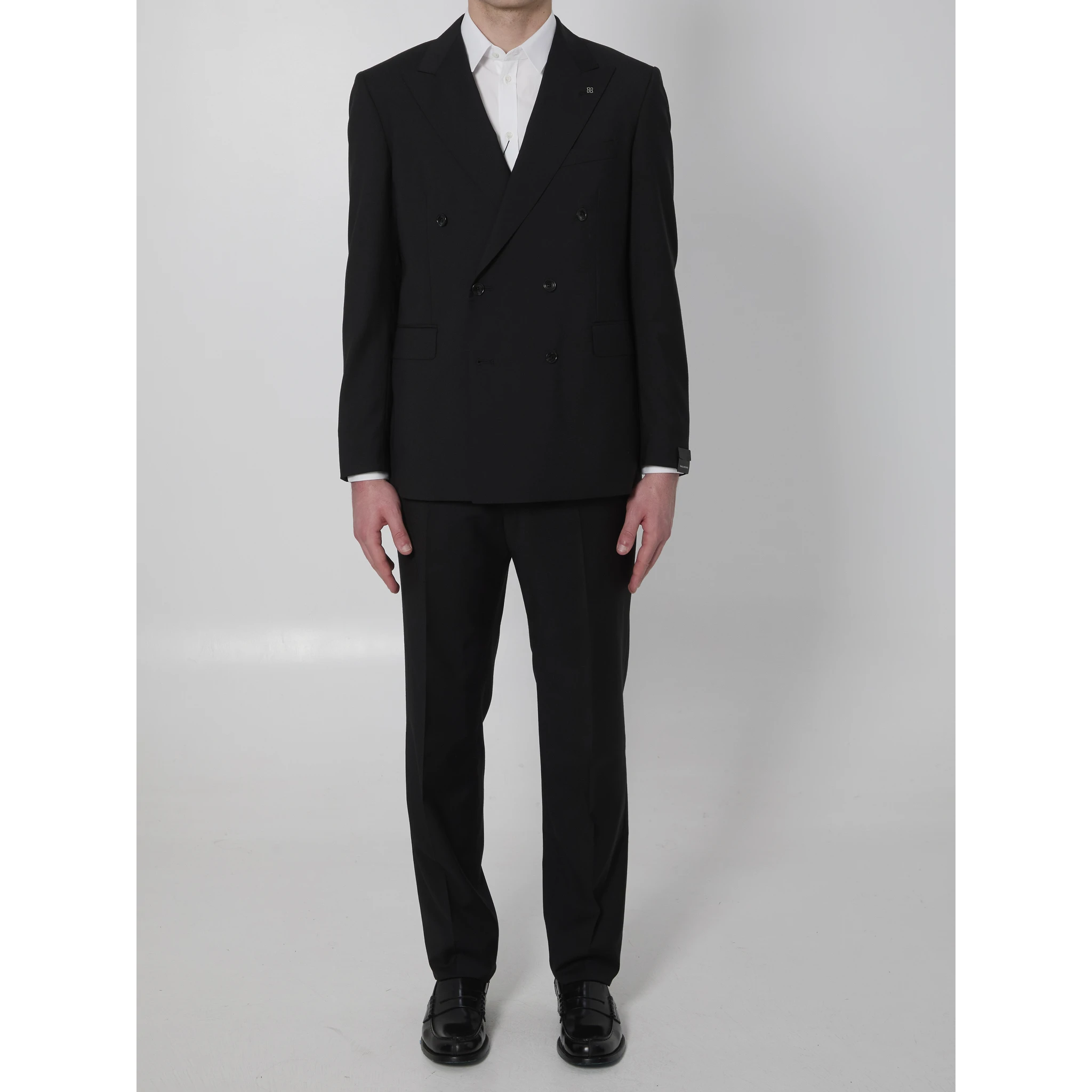 Super 110s virgin wool double-breasted suit